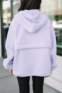 cozy sherpa hoodie