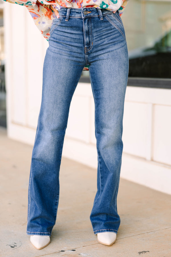 KanCan: Take What You Need Medium Wash Ultra High Slim Flare Jeans