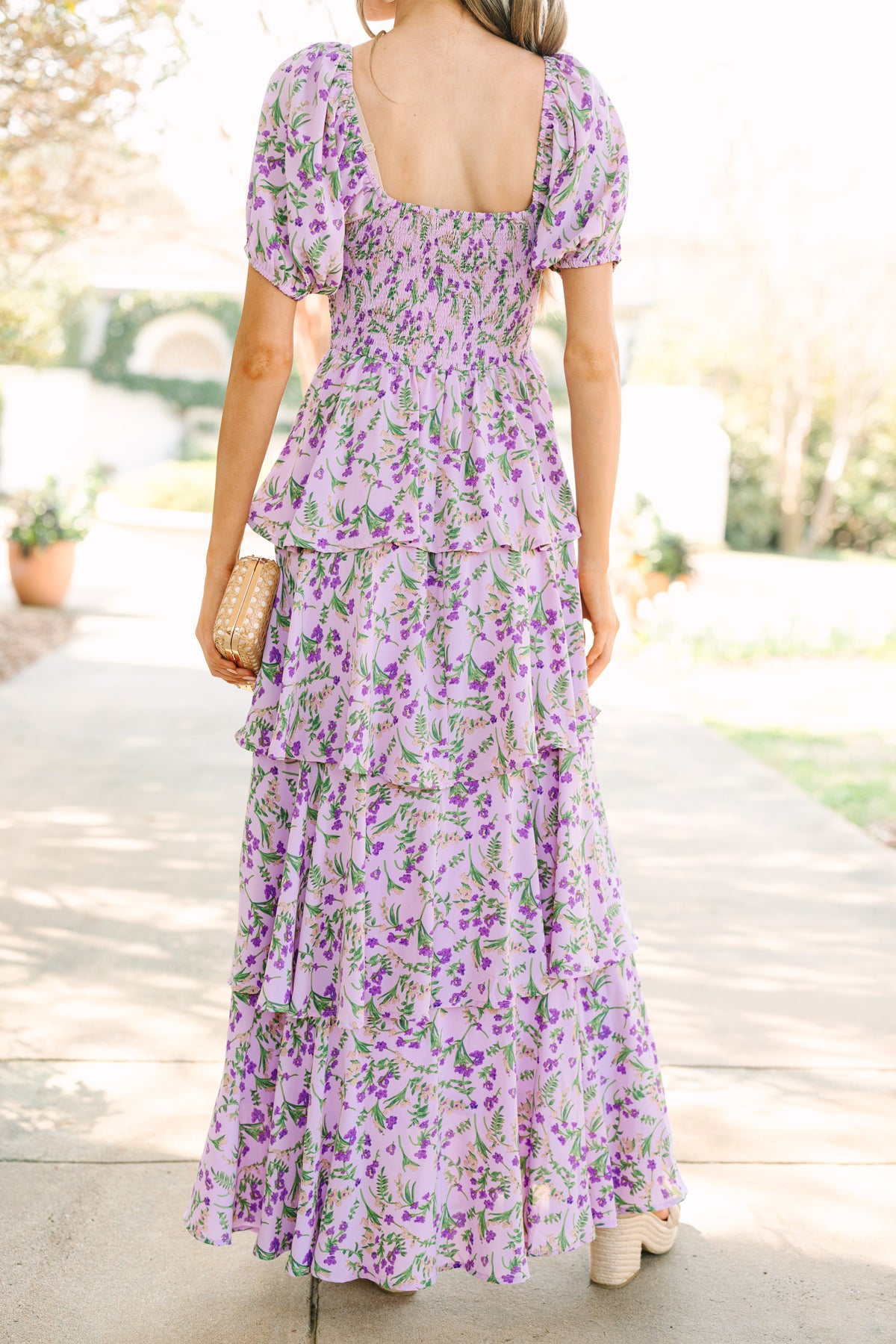 Let's Go Back Lavender Purple Floral Maxi Dress Shop the Mint Let's Go Back Lavender Purple Floral Maxi Dress Shop the Mint