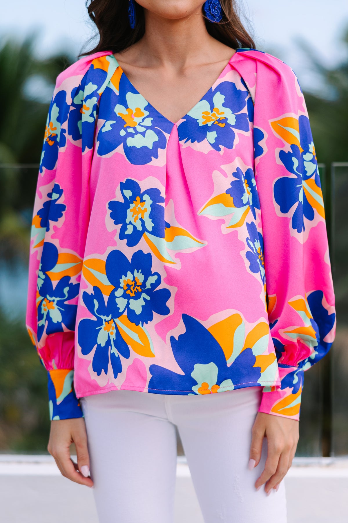 Know It All Pink Floral Blouse – Shop the Mint