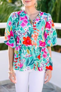 bold floral blouse, vibrant blouses, flowy blouses, spring blouses
