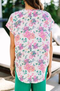 Find Yourself Pink Floral Top