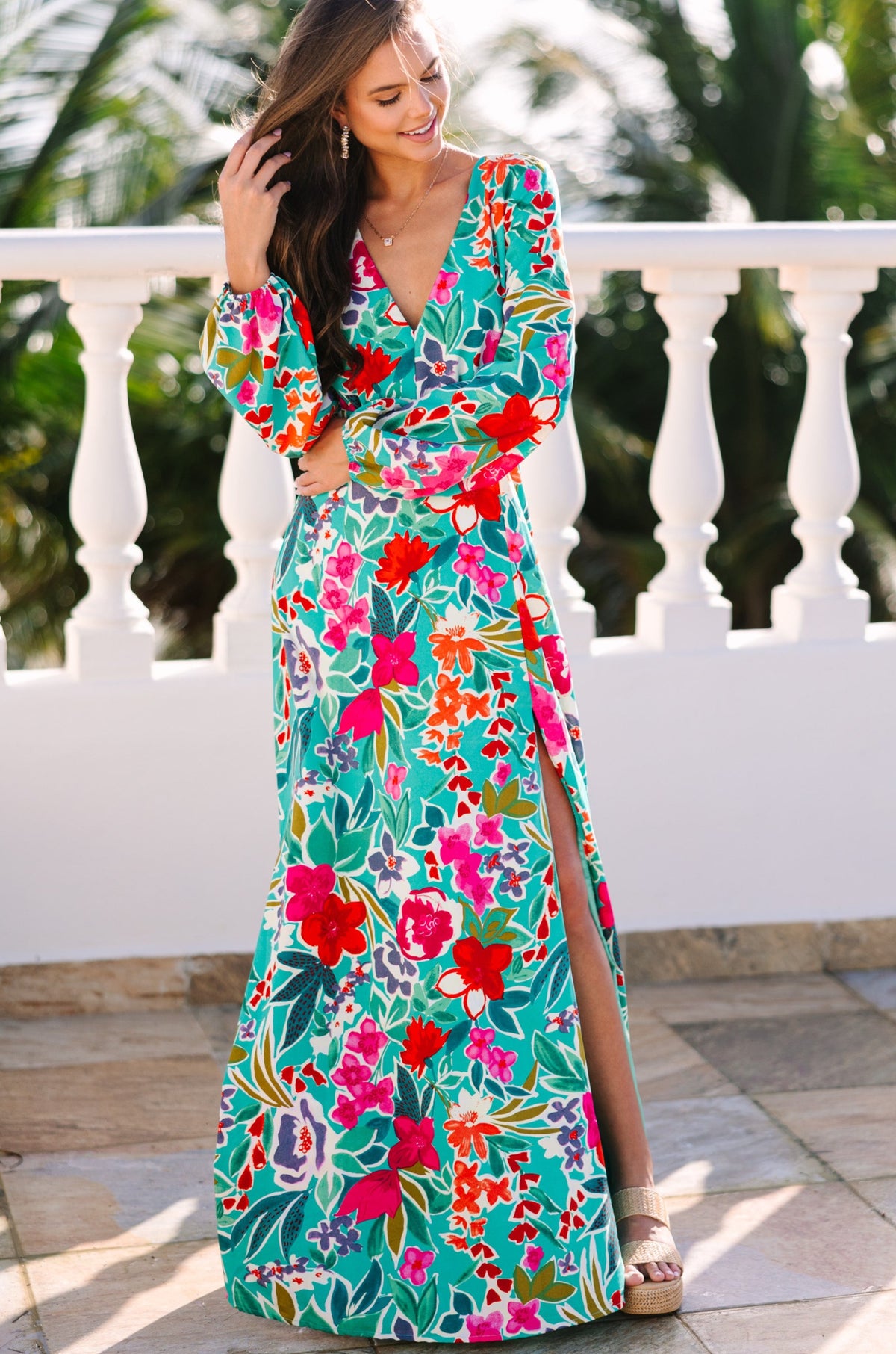 Just Feels Right Teal Blue Floral Maxi Dress Shop the Mint Just Feels Right Teal Blue Floral Maxi Dress Shop the Mint
