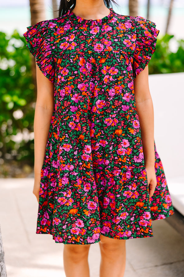 Make My Day Black Floral Babydoll Dress Shop the Mint Make My Day Black Floral Babydoll Dress Shop the Mint