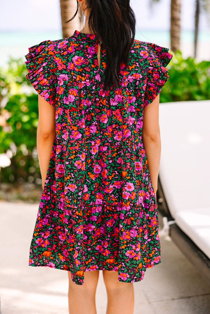 Make My Day Black Floral Babydoll Dress – Shop the Mint