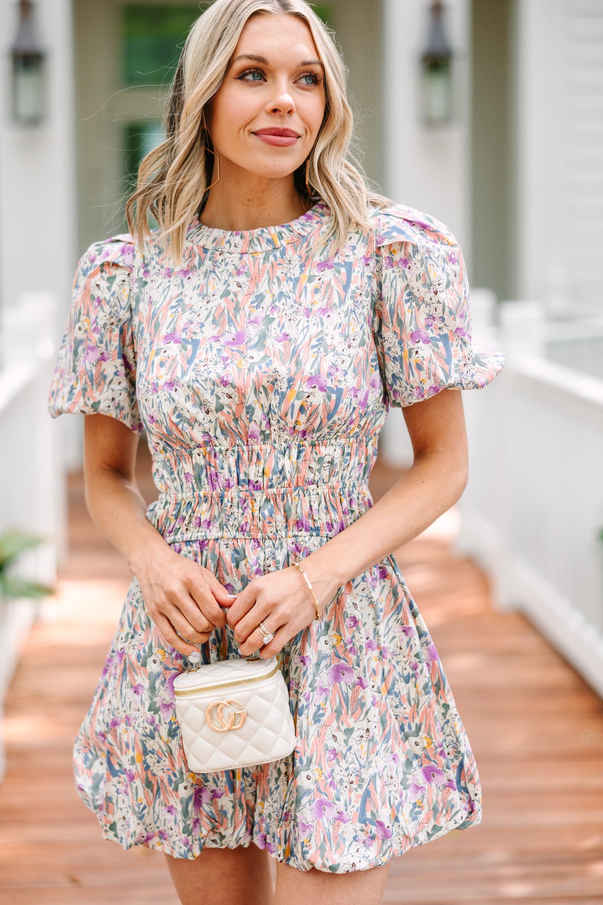 pink dress with white flowers Pickin' Wild Ivory Floral – Shop the Mint Ladies Clothes For Over Gold Metallic Halter Maxi Dress The fully lined design Color:NAVY BLUE & TANGERINE