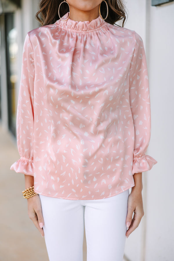 feminine spotted blouse