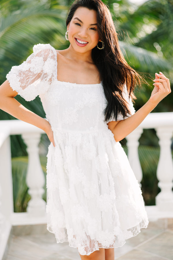 Give It A Thought White Textured Lace Dress Shop the Mint Give It A Thought White Textured Lace Dress Shop the Mint