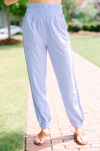 Right On Time Light Blue Joggers