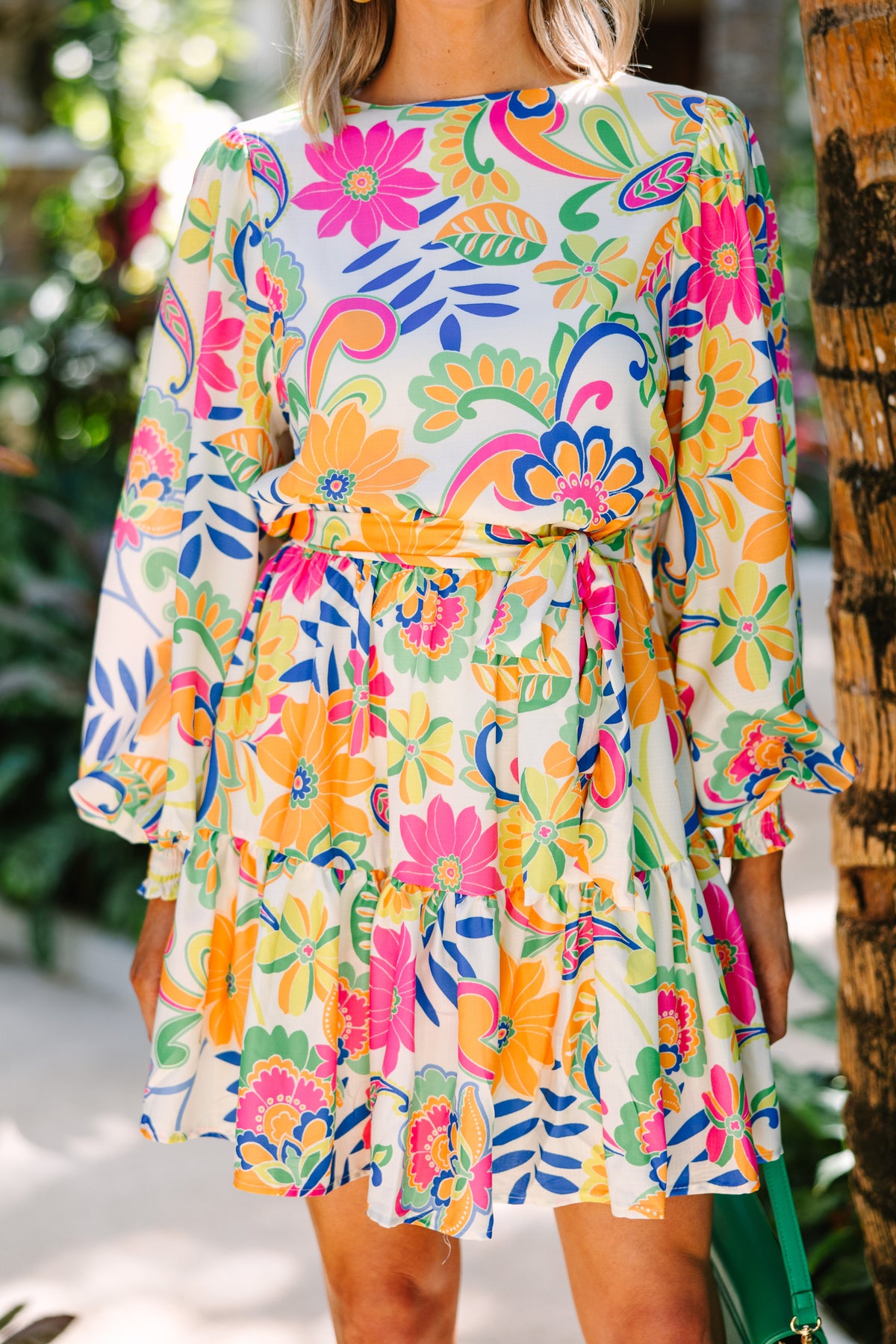 In Control White Multi Floral Dress – Shop the Mint