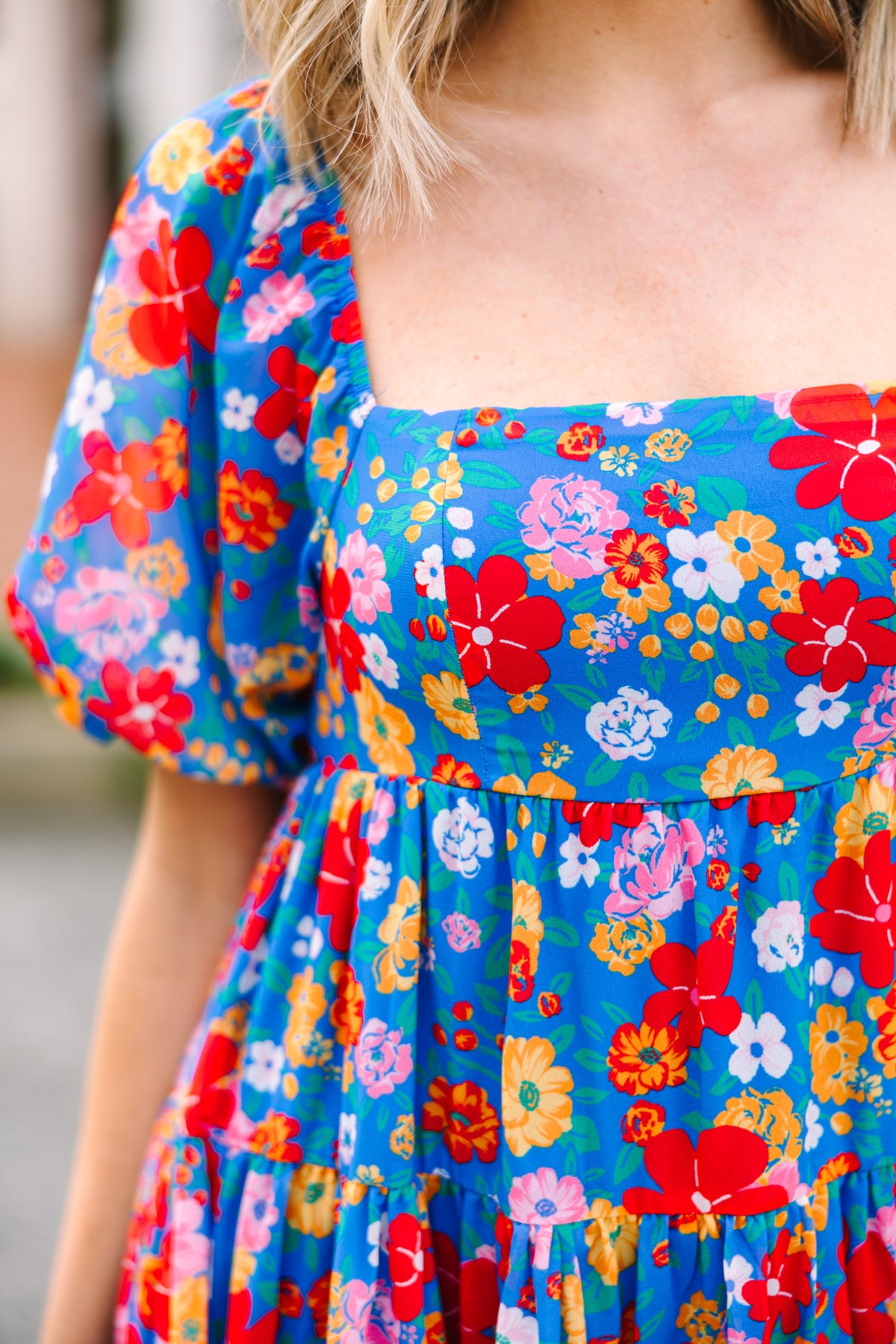 All In A Dream Blue Floral Babydoll Dress – Shop the Mint