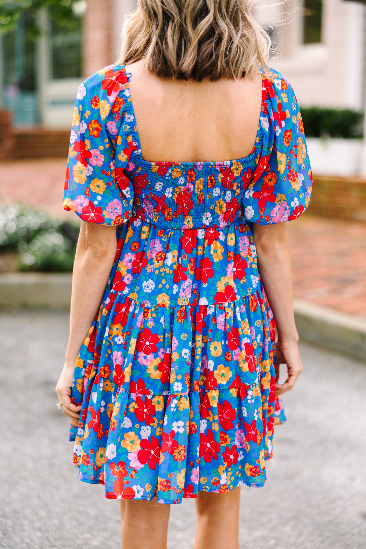 All In A Dream Blue Floral Babydoll Dress – Shop the Mint