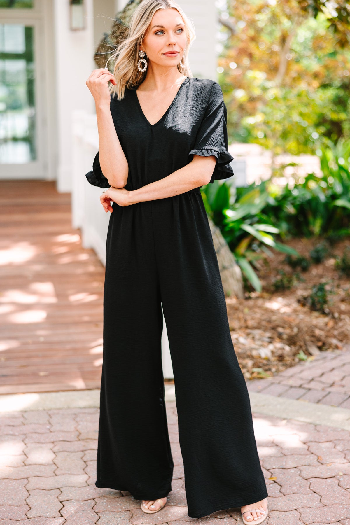 It's All You Black Wide Leg Jumpsuit – Shop the Mint