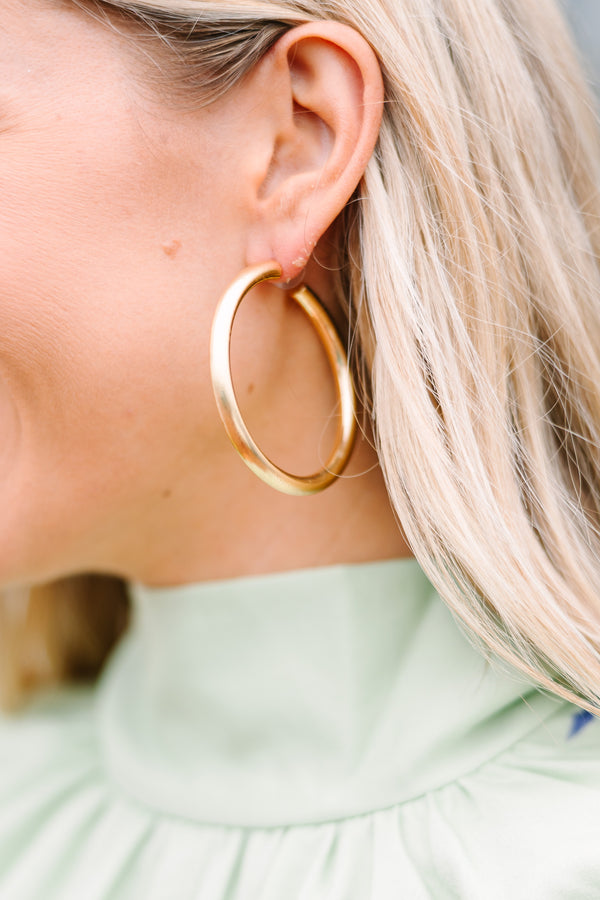 The Estonia Gold Hoop Earrings
