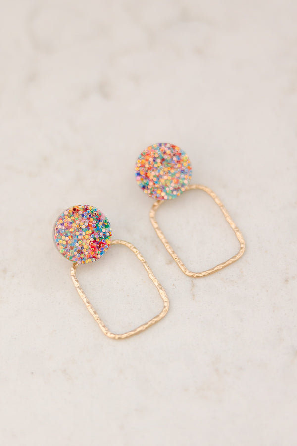 colorful earrings, summer earrings, boutique accessories, shop the mint
