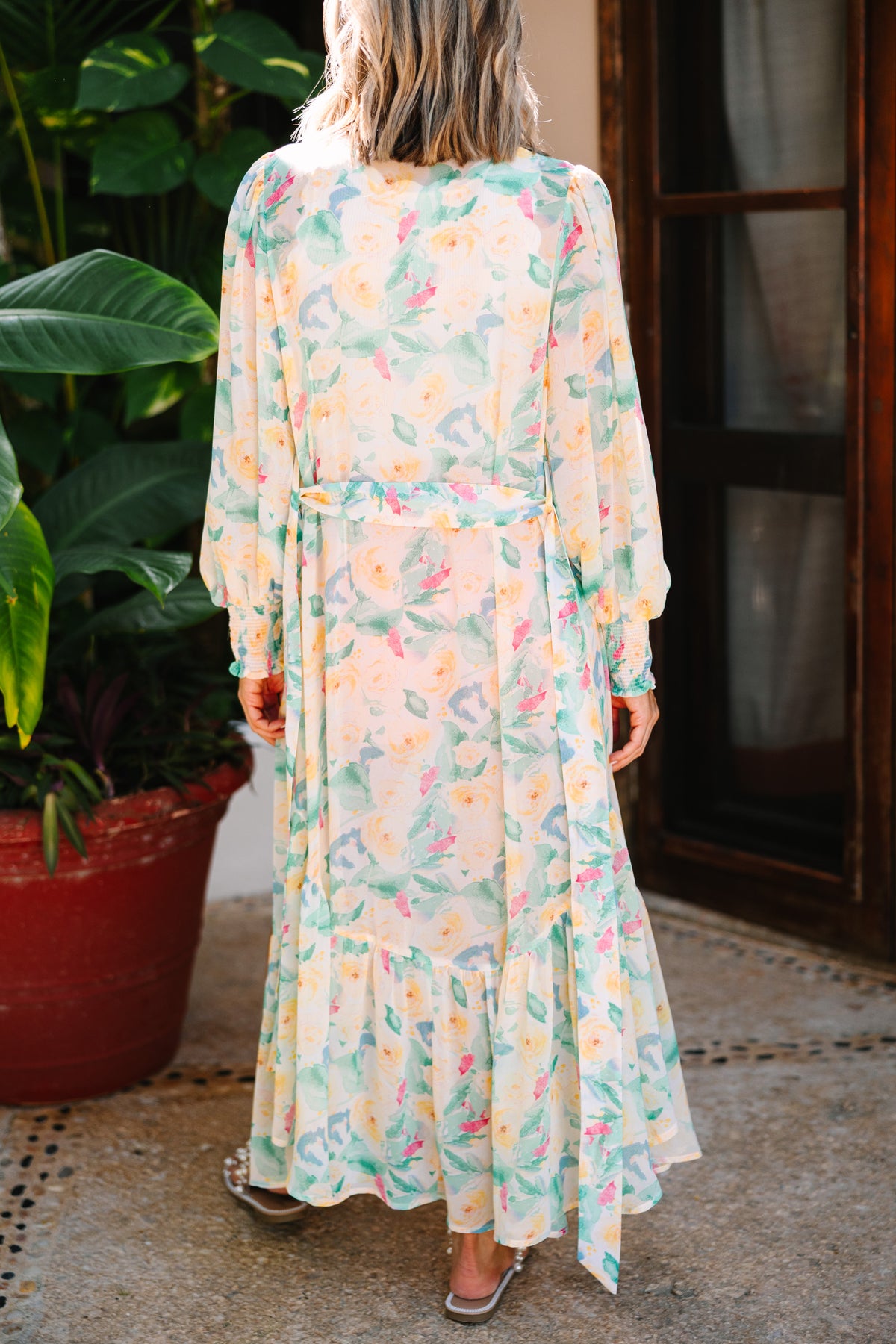 A Moment In The Sun Green Floral Duster Kimono – Shop the Mint