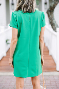 From The Heart Kelly Green Shift Dress