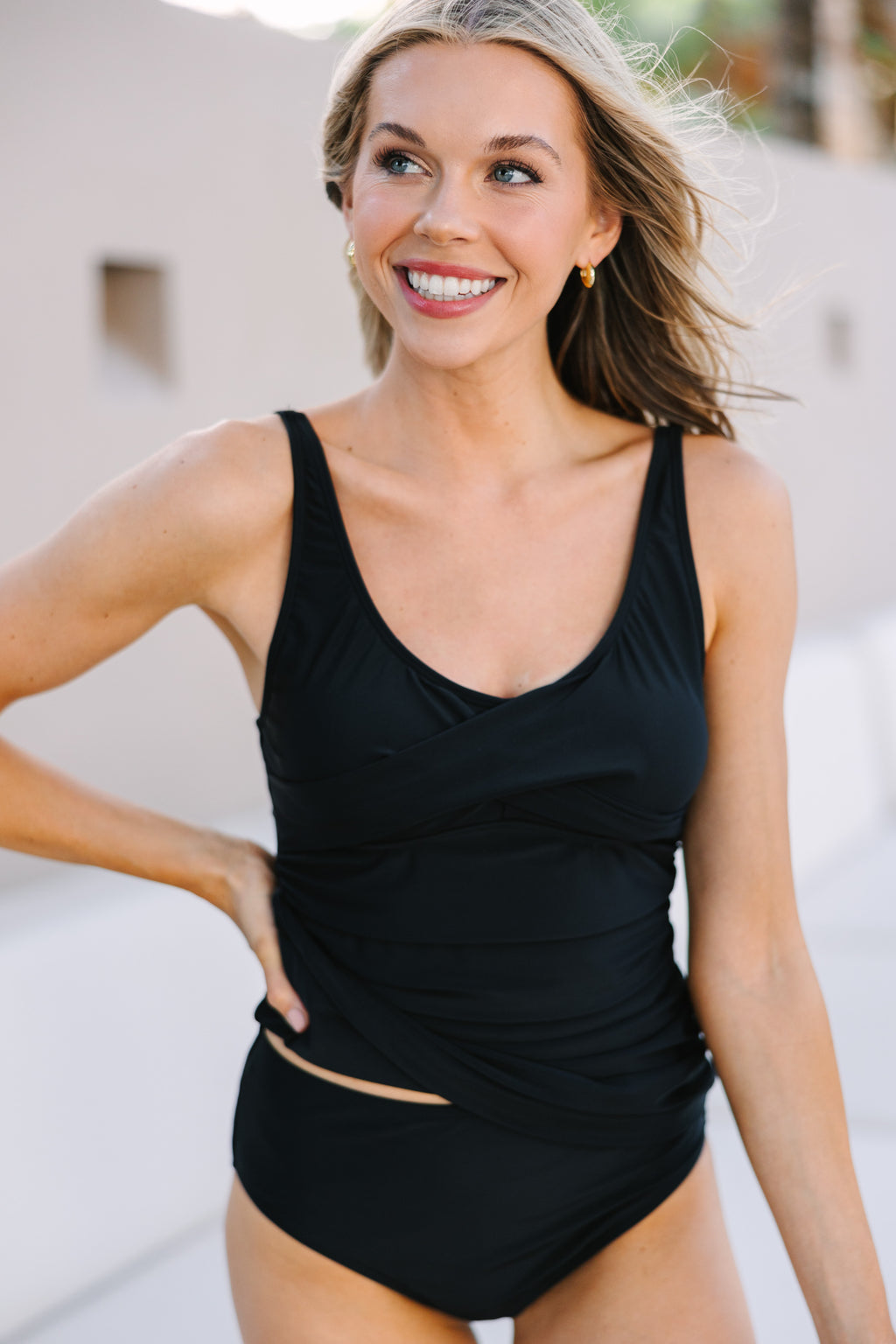 Make Your Day Black Tankini Top Shop the Mint Make Your Day Black Tankini Top Shop the Mint