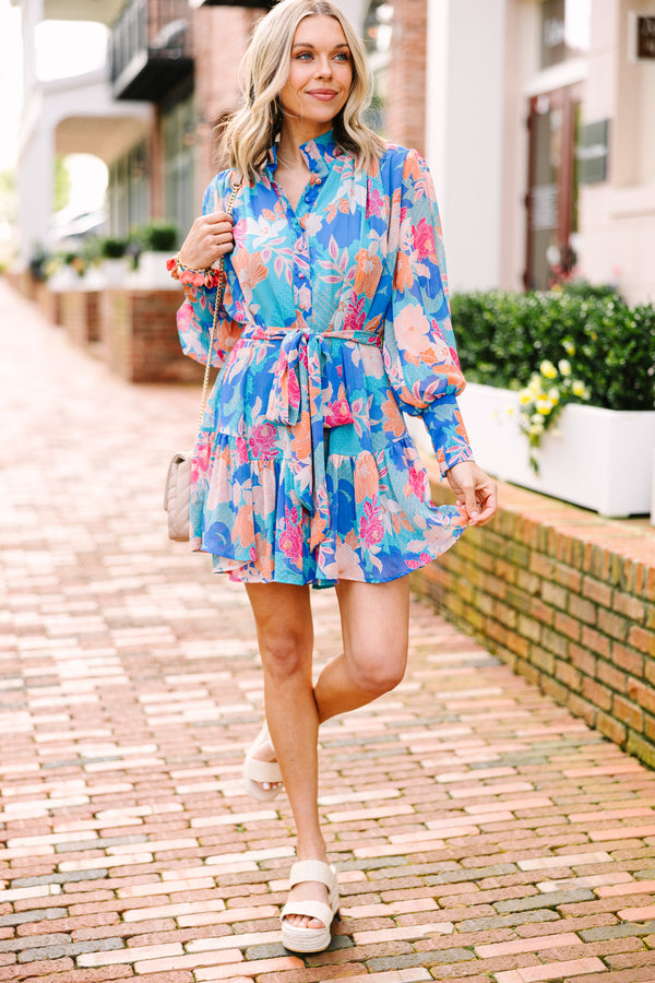 Admitted Beauty Blue Floral Dress Shop the Mint Admitted Beauty Blue Floral Dress Shop the Mint
