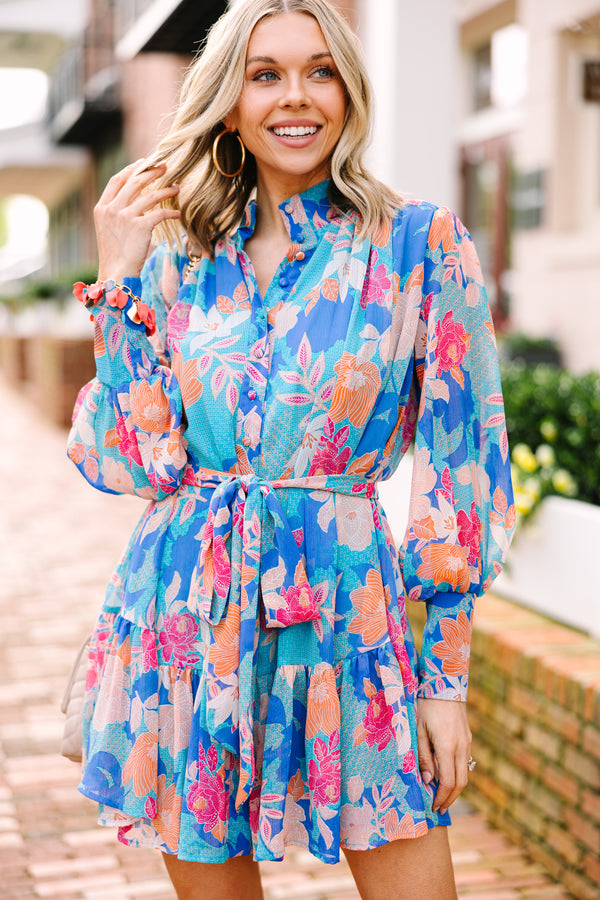 Admitted Beauty Blue Floral Dress Shop the Mint Admitted Beauty Blue Floral Dress Shop the Mint