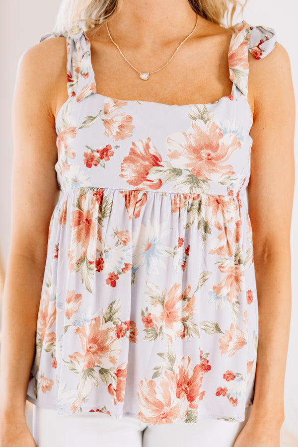 floral babydoll tank