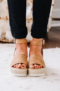 solid espadrille platform sandals