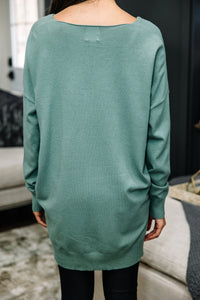 I Could Be Sage Green Sweater