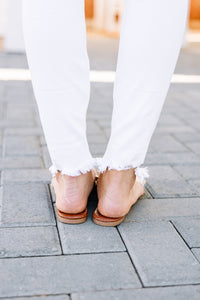 Catch Their Attention Clear Studded Sandals
