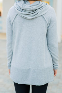 cowl neck solid sweater