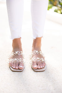 The Right Choice Clear Sandals