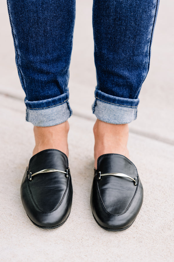 Classic Chic Mules, Black Shop the Mint Classic Chic Mules, Black Shop the Mint