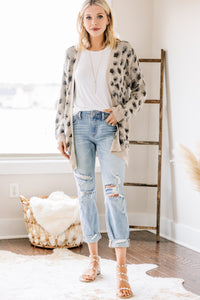 leopard print cardigan