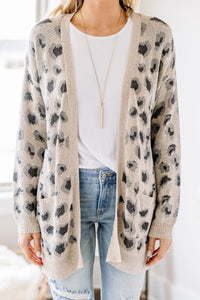 leopard print cardigan