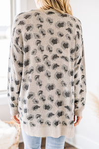 leopard print cardigan