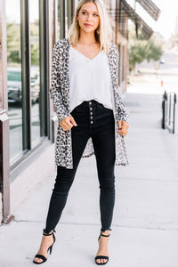 Make It Yours Brown Leopard Cardigan