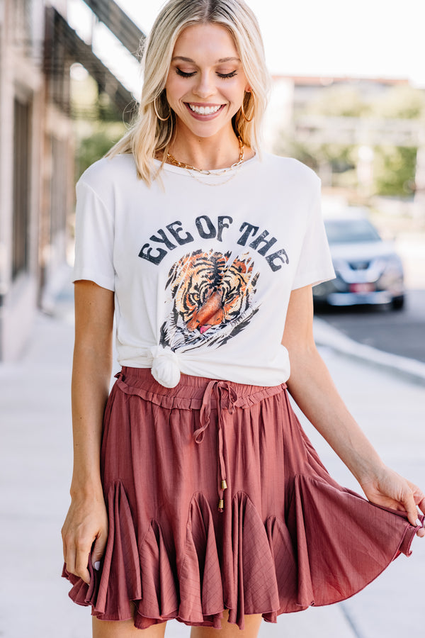 Eye Of The Tiger Ivory Graphic Tee