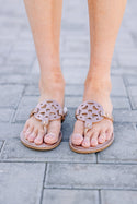 The Sky Is The Limit Rose Gold Sandals - Cute Sandals – Shop the Mint