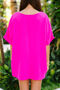Couldn't Be Better Fuchsia Pink Top