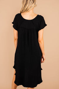 raw hem hi-low dress