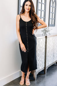 ribbed midi dress