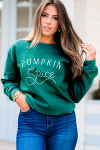 long sleeves, green, graphics, graphic sweatshirt, sweatshirt