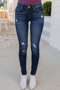 distressed Kancan Jeans