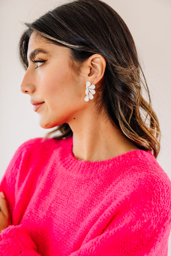 Treasure Jewels: The Ellie White Stud Earring