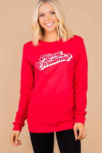 Long sleeve Christmas graphic tee