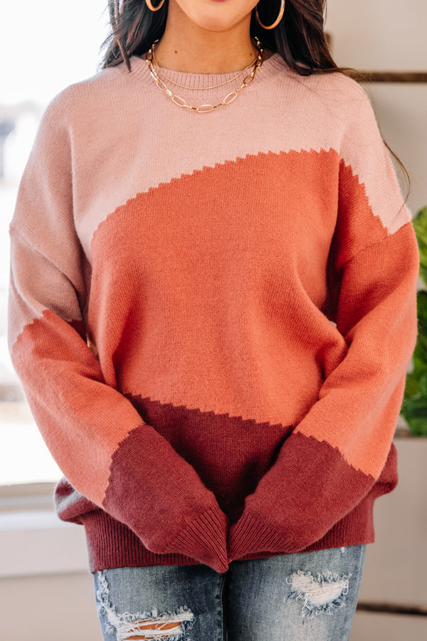 colorblock sweater
