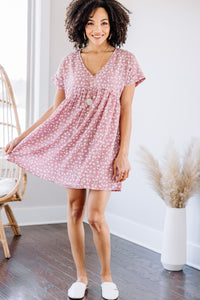 spotted babydoll dress