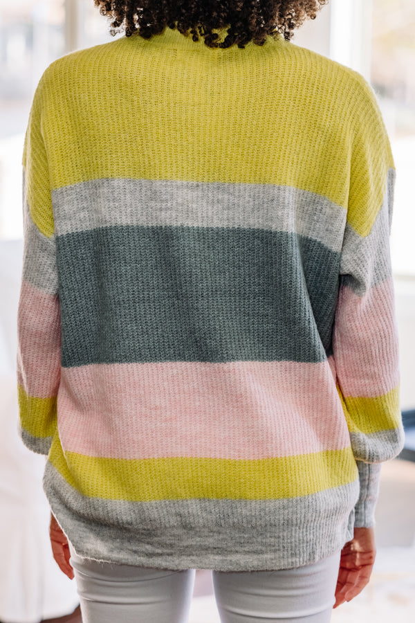 colorful colorblock sweater