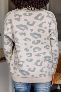 leopard print sweater