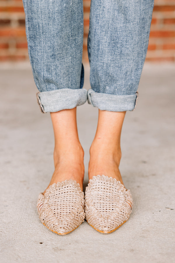 Get A Move On Camel Brown Mule Flats