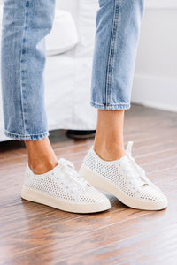 white platform sneakers